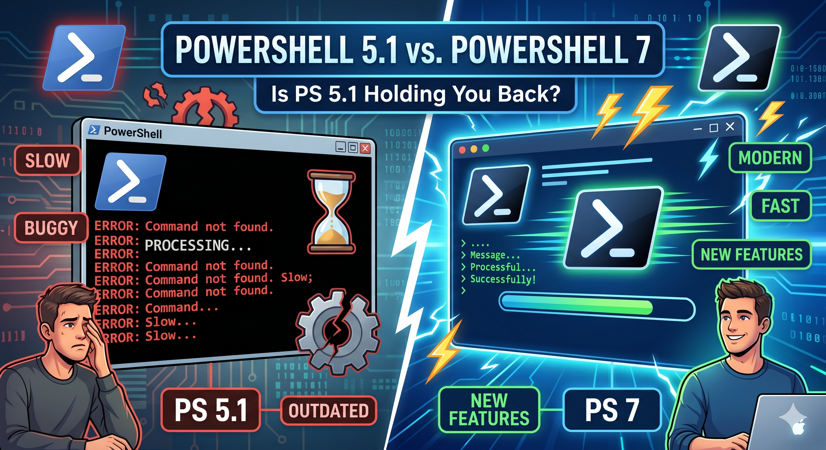 Windows 11 Still Defaults to PowerShell 5.1 — And Why That's a Problem